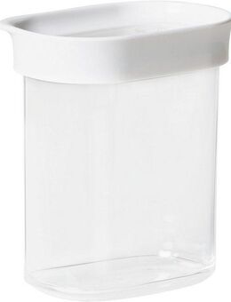 Emsa Vorratsdose Optima, Kunststoff, (2-tlg), 0,38 Liter, rechteckig, frische Dichtung, rutschfeste Stapelränder