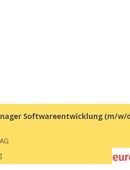 Produktmanager Softwareentwicklung (m/w/d) - Augsburg