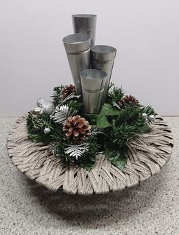 Adventskranz aus Kunstnadeln Advent Vintage Retro Weihnachten - Geilenkirchen