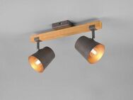 TRIO Leuchten Deckenstrahler Bell, Leuchtmittel wechselbar, ohne Leuchtmittel, Warmweiß, Spot 2-flammig zur Wand- und Deckenmontage / Leuchtmittel frei wählbar