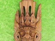 Balinesische Holzmaske / Souvenir / Wandbehang / hängende Maske / Handarbeit - Zeuthen