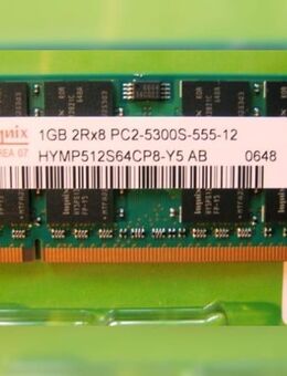 RAM-Speicher HYNIX 1 GB 2Rx8 PC2-5300S-555-12 neuwertig - Celle
