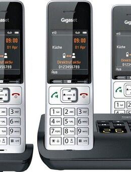 Gigaset COMFORT 500A trio Schnurloses DECT-Telefon (Mobilteile: 3)