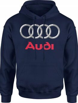 Herren Baumwoll-Sweatshirt für Audi-Fans – Mit hochwertigem Siebdruck Design 4 Set2 - Ingolstadt