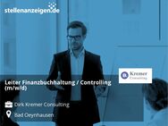 Leiter Finanzbuchhaltung / Controlling (m/w/d) - Bad Oeynhausen