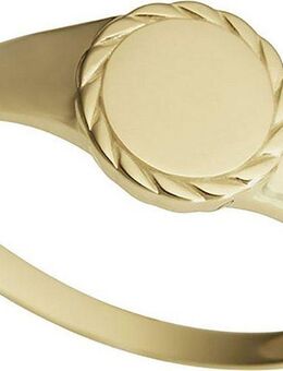Firetti Siegelring Schmuck Geschenk Gold 333 Damenring Goldring Kreis / rund