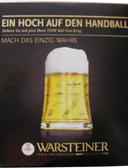 Warsteiner - THW Kiel - Fan Krug 0,3 l. - Doberschütz