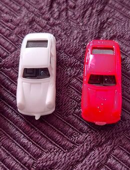4 PORSCHE 911 Modellautos für Modelleisenbahn Spur N - Zwickau