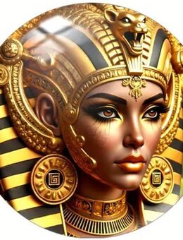 Ägyptische Pharaonin Küchenmagnet, 6 cm, 3D, aus Sammlung - Darmstadt