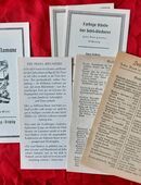 Konvolut von alten, seltenen Verlagsflyern des Insel Verlags Leipzig in 57572