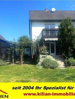KILIAN IMMOBILIEN! WOHNHAUS MIT 180 M² WFL IN BÜCHENBACH! EINLIEGER-WHG * KELLER *NEBENGEB. *GARAGE - Büchenbach