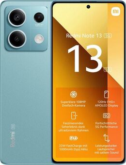 Xiaomi Redmi Note 13 8+256GB Smartphone (16,94 cm/6,67 Zoll, 256 GB Speicherplatz, 108 MP Kamera)
