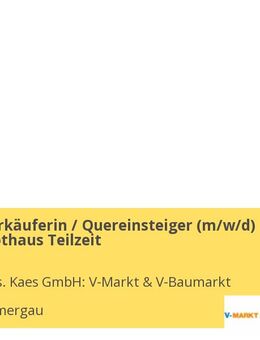 Bäckereiverkäuferin / Quereinsteiger (m/w/d) Bereich Brothaus Teilzeit - Oberammergau