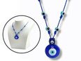 Nazar Boncuk Knoten Halskette mit Blaue Anhänger Auge Motiv Schmuck Halsschmuck 12,90* in 78052