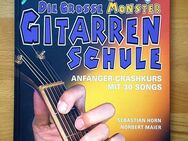 NEU ! ~ DIE GROSSE MONSTER-GITARRENSCHULE ~ Anfänger-Kurs, 30 Songs, Hardcover - Bad Lausick