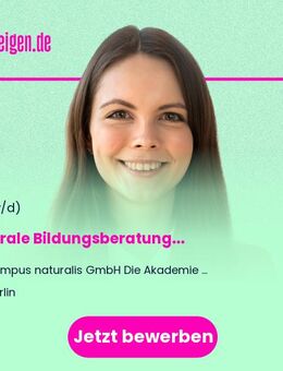 Zentrale Bildungsberatung (w/m/d) - Hamburg