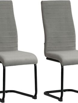 Home affaire Freischwinger ELBACH, TOPSELLER!, OTTOs Choice (Set, 2 St), TOPSELLER!, Polsterstuhl mit Metallgestell, pflegeleichtem Samtvelours