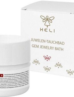 HELI Schmuck Geschenk Schmuckpflege Juwelen-Tauchbad Diamanten+Goldschmuck Schmuckreiniger (2-St. mit Waschkorb zum Tauchen von Schmuckstücken)