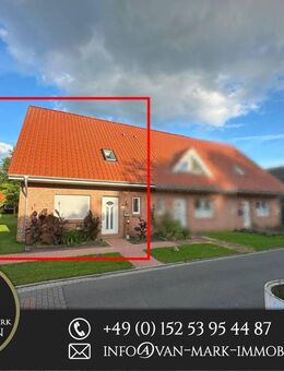 Schönes Reihenendhaus mit Carport und großem Garten - Weener