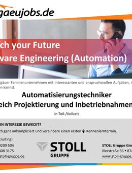 Automatisierungstechniker (m/w/d) im Bereich Projektierung und Inbetriebnahme in Voll-/Teilzeit - Waltenhofen
