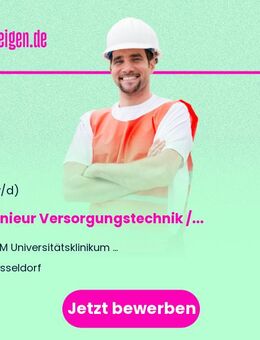 Ingenieur Versorgungstechnik / HKLS (m/w/d) - Düsseldorf