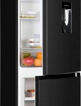 exquisit Kühl-/Gefrierkombination KGC265-70-NF-WS-040C, 180,5 cm hoch, 54 cm breit, EEK C, 251 L Nutzinhalt, NoFrost, Wasserspender