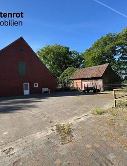 Wohnen mit den Pferden am Haus - Charmanter Altbau mit Stall und Weide - Eydelstedt