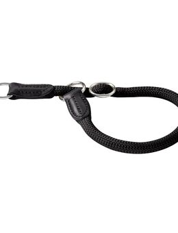 HUNTER Hundehalsband Freestyle, schwarz - Größe 45: verstellbar bis max. 45 cm, Ø 4,5 mm