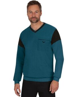 Trigema Schlafanzug TRIGEMA Modisches Schlafanzugoberteil mit Brusttasche (1 tlg)