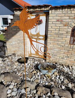 Gartenstecker Paradiesvogel Edelrost - Kraftisried