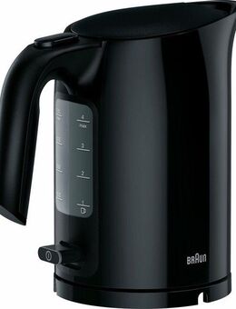 Braun Wasserkocher WK 3000 BK, 1 l, 2200 W