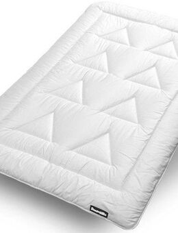 Dunlopillo Baumwollbettdecke Life, Bettdecken für Sommer und Winter, Füllung: Polyester, Bezug: 100% Baumwolle, Bettdecke 135x200 cm, 155x220 cm, Aqua-Clean-Gewebe, Decke