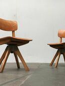 Casala Kinder Drehstuhl Stuhl Chair zu Mid Century Teak 60er 70er in 22303