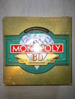 Monopoly 60jahre Geburtstags Edition in Gold in einem sehr guten Zustand für nur 20€ - Viersen