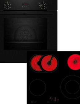 NEFF Backofen-Set BX46PB0, mit Teleskopauszug nachrüstbar, Pyrolyse-Selbstreinigung, mit 7 Beheizungsarten