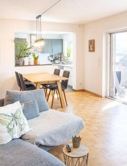 Charmante, gepflegte 3-Zimmer-Dachgeschosswohnung mit Balkon - Weil (Rhein)