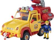 SIMBA Spielzeug-Feuerwehr Feuerwehrmann Sam, Venus 2.0, mit Sound- und Lichteffekten