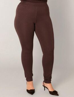 Base Level Curvy Jeggings Arnika mit Badge
