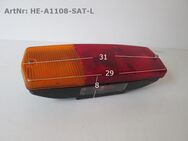 Hella SATURNUS Rückleuchte / Rücklicht LINKS Wohnwagen (Adria zb ) - sehr selten 6021 7024 7025 E10 mit Kennzeichenbeleuchtung gebr. (Hecklicht/Heckleuchte/Lampe/Leuchte/Rücklicht/Rückleuchte) ca 1988 - 1994 - Schotten Zentrum
