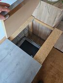 Verkaufe Hasen käfig mit selbstgebauten Bank dazu wenn ihr möchtet in 01159