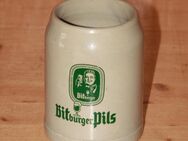 Bitburger Pils Bierkrug Steingut Steinzeug Keramik 0,5 l neuwertig - Borken