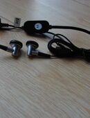 Motorola Kopfhörer Ohrhörer Freisprecheinrichtung schwarz silber 5,- in 24944