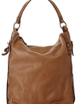 Cluty Umhängetasche, echt Leder, Made in Italy