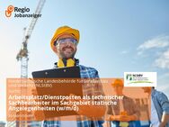 Arbeitsplatz/Dienstposten als technischer Sachbearbeiter im Sachgebiet statische Angelegenheiten (w/m/d) - Hannover