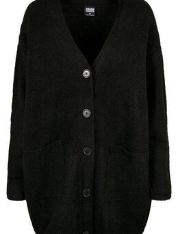URBAN CLASSICS Strickjacke Urban Classics Damen Ladies Chunky Fluffy Knit Cardigan (1-tlg)