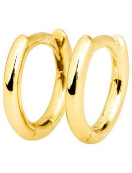 JOBO Paar Creolen, 585 Gold 10 mm