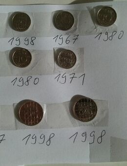 10 Münzen Niederlande Holland 10 Cent + 25 Cent - Hagen (Stadt der FernUniversität) Dahl