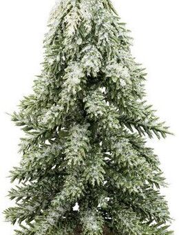 Winterliche Kunstpflanze Tannenbäumchen, Creativ green, Höhe 19 cm, auf Holzfuß