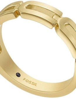 Fossil Fingerring Schmuck Geschenk Edelstahl Ring HERITAGE