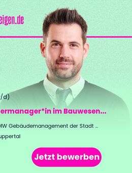 Fördermanager*in im Bauwesen - Wuppertal